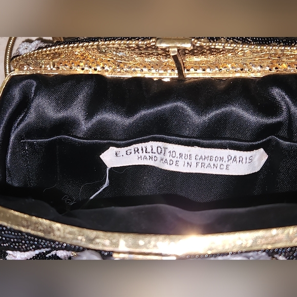 Rue Cambon French 30s Limoges Cameo Beaded Collectible Hand Made France Purse - Picture 9 of 9